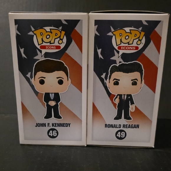 Funko American History Icons Vinyl Figures - John F. Kennedy and Ronald Reagan - Picture 3 of 8